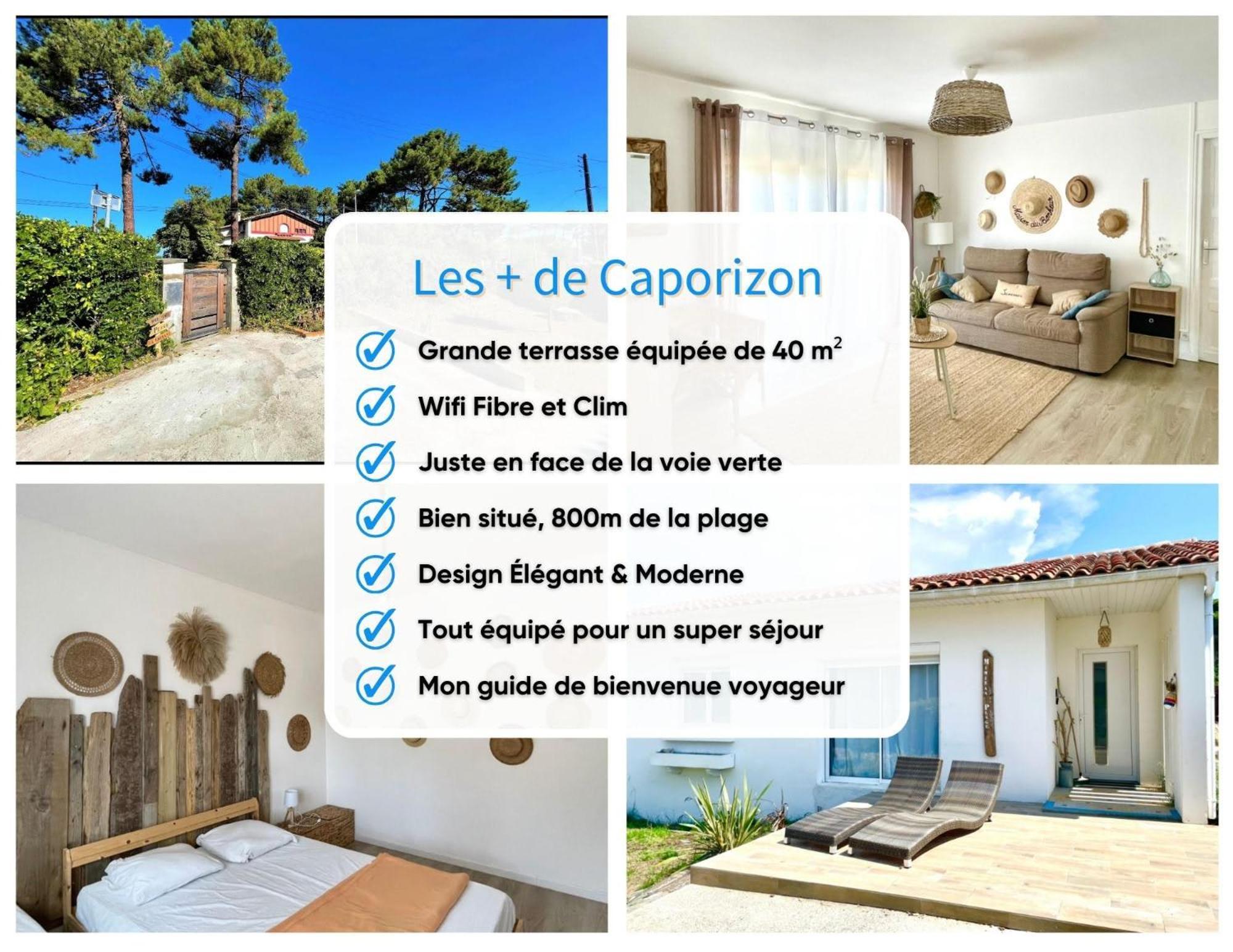 Caporizon-Villa Courant-Terrasse-Proche Plage Mimizan Extérieur photo